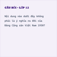 Đề kiểm tra Lịch sử 12 Giữa học kì 1 có đáp án (Mới nhất) Đề 16