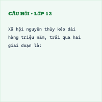 Bộ đề thi giữa kì 1 Lịch sử 6 cấu trúc mới có đáp án - Đề 2