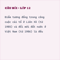 Đề kiểm tra Lịch sử 12 Giữa học kì 1 có đáp án (Mới nhất) Đề 9