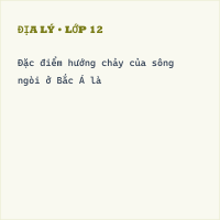 Trắc nghiệm Địa Lí Bài 3: (có đáp án) Sông ngòi và cảnh quan châu Á (phần 2)
