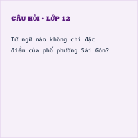 Trắc nghiệm Tôi yêu Sài Gòn có đáp án - Thumbnail