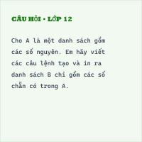 Đề kiểm tra giữa học kì 2 Tin học 10 có đáp án - Đề 2