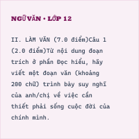 Ôn thi Tốt nghiệp THPT môn Ngữ Văn (Đề 6)