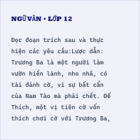 Bộ đề thi cuối kì 2 Văn 9 có đáp án (Đề 9)