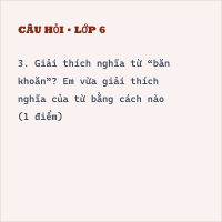 Đề thi Ngữ văn lớp 6 Học kì 1 có đáp án, cực hay (Đề 1)