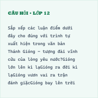 Tự luận Thực hành đọc hiểu: Thánh Gióng - tượng đài vĩnh cửu của lòng yêu nước có đáp án (Phần 3)