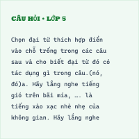 Đề thi cuối kì 1 Tiếng Việt lớp 5 có đáp án (Đề 4)