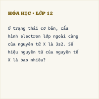 (Trả lời ngắn) bài tập Hóa 10 Bài 5: Cấu tạo của bảng tuần hoàn các nguyên tố hóa học (có lời giải)