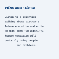 Đề thi cuối kì 2 Tiếng Anh 11 i-Learn Smart World 11 có đáp án- Đề 1