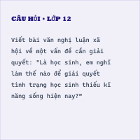 Bài tập NLXH ôn thi vào 10 Chủ đề: Môi trường học đường có lời giải