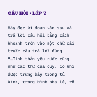 Đề thi Ngữ văn lớp 7 Học kì 2 có đáp án, cực hay (Đề 1)
