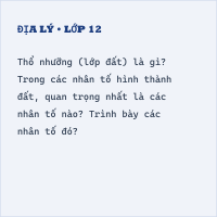 Đề thi Học kì 2 Địa Lí 6 (Đề 3) (có đáp án)