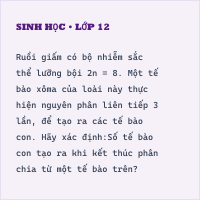 Bộ đề thi Học kì 1 Sinh học 9 có đáp án(Đề 15)