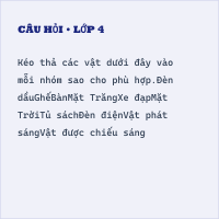 Tự luận Khoa học lớp 4 Bài 8 có đáp án