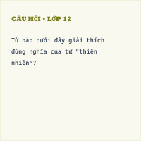 Trắc nghiệm Mở rộng vốn từ Thiên nhiên có đáp án - Thumbnail