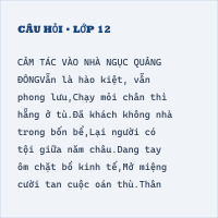 (Ngữ liệu ngoài sgk) Cảm tác vào nhà ngục Quảng Đông