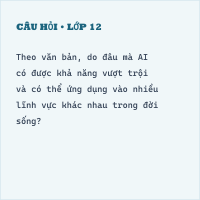 Trắc nghiệm Tác phẩm công nghệ Al của hiện tại và tương lai có đáp án