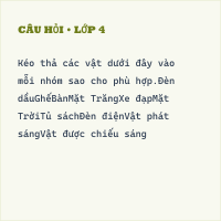 Tự luận Khoa học lớp 4 Bài 7 có đáp án