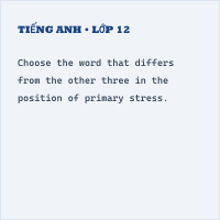 Trắc nghiệm Tiếng Anh 7 Unit 6: Education-Phonetics - iLearn Smart Start có đáp án
