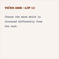 Đề kiểm tra cuối học kì 2 Tiếng Anh 9 có đáp án (Mới nhất) (Đề 11)