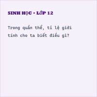 Trắc nghiệm Sinh Học 9 HỆ SINH THÁI Bài 47: Quần thể sinh vật