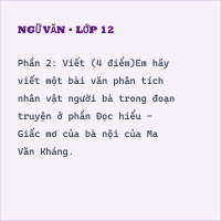 Đề thi Giữa Học kì 1 Văn 7 KNTT có đáp án (đề 5)