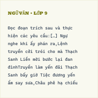 Bộ đề thi cuối kì Ngữ Văn lớp 9 có đáp án ( Đề 2 )