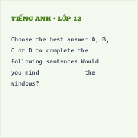 Đề thi Tiếng Anh 8 Học kì 2 có đáp án (Đề 2)