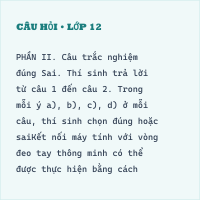 Tự luận Tin học 12 Bài A4 có đáp án
