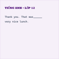 Trắc nghiệm Tiếng Anh 9 có đáp án - Phần 56