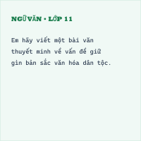 Bộ đề giữa kì Ngữ Văn lớp 11 có đáp án - Đề 4