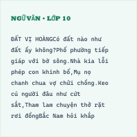 Bộ đề kiểm tra giữa học kì Ngữ Văn lớp 10 cấu trúc mới có đáp án - Đề 10