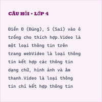 Đề thi giữa kì 1 Tin học lớp 4 KNTT có đáp án ( Đề 1 )