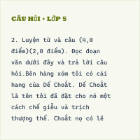 Đề thi học kì 2 Tiếng Việt lớp 5 có đáp án - Đề 1