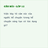 Trắc nghiệm Viết bài văn kể chuyện sáng tạo (Bài viết số 1) có đáp án
