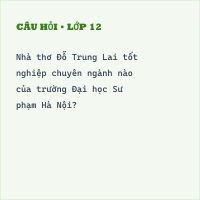 Trắc nghiệm tác giả Đỗ Trung Lai có đáp án