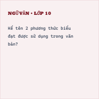 Đề thi giữa kì 1 lớp 10 môn Ngữ Văn có đáp án (Đề 14)
