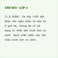 Bộ Đề kiểm tra giữa kì 1 Tiếng Việt lớp 3 có đáp án - Đề 9 - Thumbnail