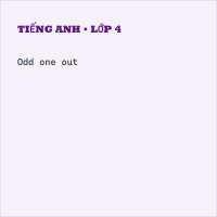 Bài tập Tiếng Anh lớp 4 Unit 2 có đáp án