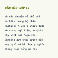 (Ngữ liệu ngoài sgk) Câu chuyện về chú chó Hachiko