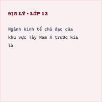 Trắc nghiệm Địa Lí 8: (có đáp án) Khu vực Tây Nam Á
