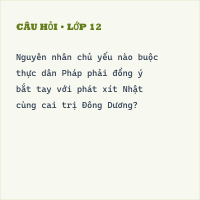 Tình hình Việt Nam trong những năm 1939 - 1945 (Có đáp án)