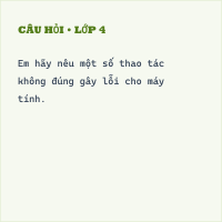 Đề thi giữa kì 1 Tin học lớp 4 CTST có đáp án ( Đề 1 )