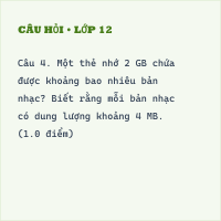 Đề thi giữa kì 1 Tin học 6 có đáp án (Đề 4)