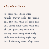 Tự luận Khóc Dương Khuê có đáp án