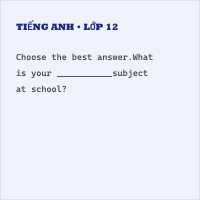 Trắc nghiệm Tiếng Anh 6 Unit 4 : Learning world - Từ vựng: Trường học và đồ dùng học tập - Friends Plus có đáp án