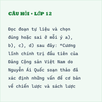 Tự luận Lịch sử 12 Bài 15 có đáp án