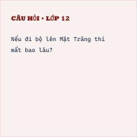Trắc nghiệm Bạn muốn lên Mặt Trăng? có đáp án
