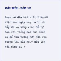 Trắc nghiệm: Sự giàu đẹp của tiếng việt có đáp án