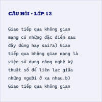 Đề minh họa tốt nghiệp THPT môn Tin học có đáp án năm 2025 (Đề 5)